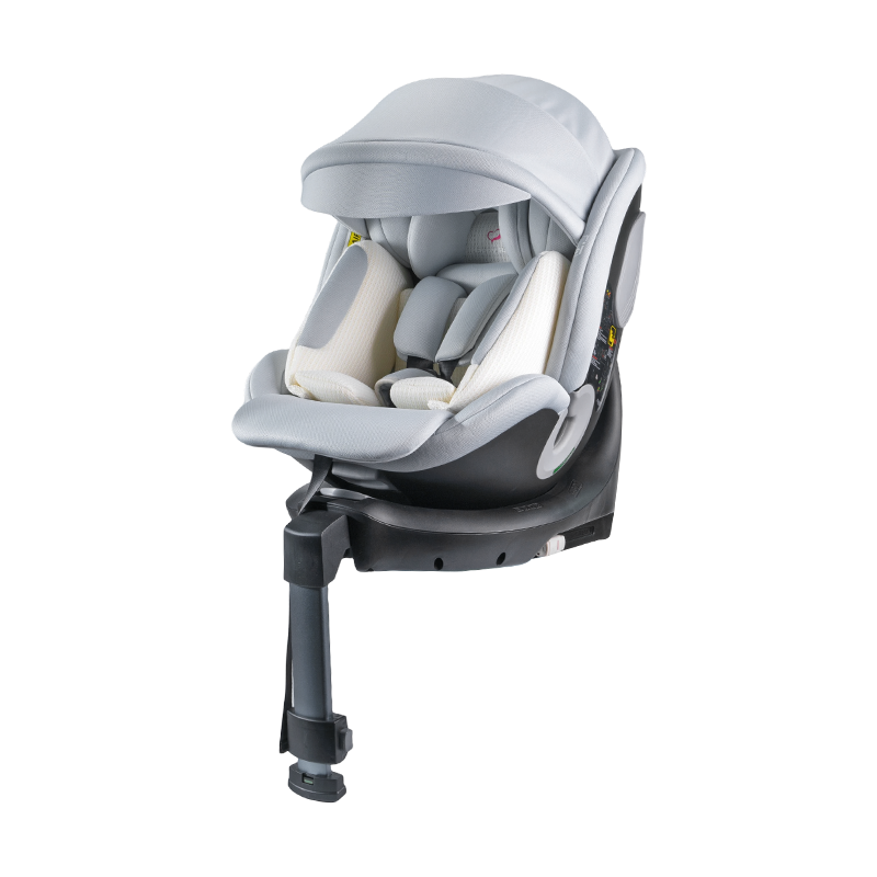 ISO FIX + tukijalka 360 Kierto Taaksepäin/Eteenpäin suunnattu vauvan turvaistuin 40-150cm